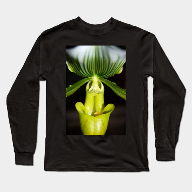 Alien Orchid Long Sleeve T-Shirt by WaterGardens